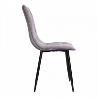 Стул AksHome MIRA (Мира) светло-серый велюр/черный купить в Минске Стул AksHome MIRA (Мира) светло-серый велюр/черный купить в Минске